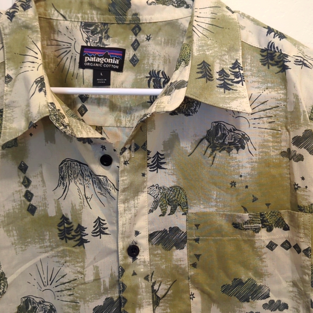 Patagonia organic cotton Yosemite button down